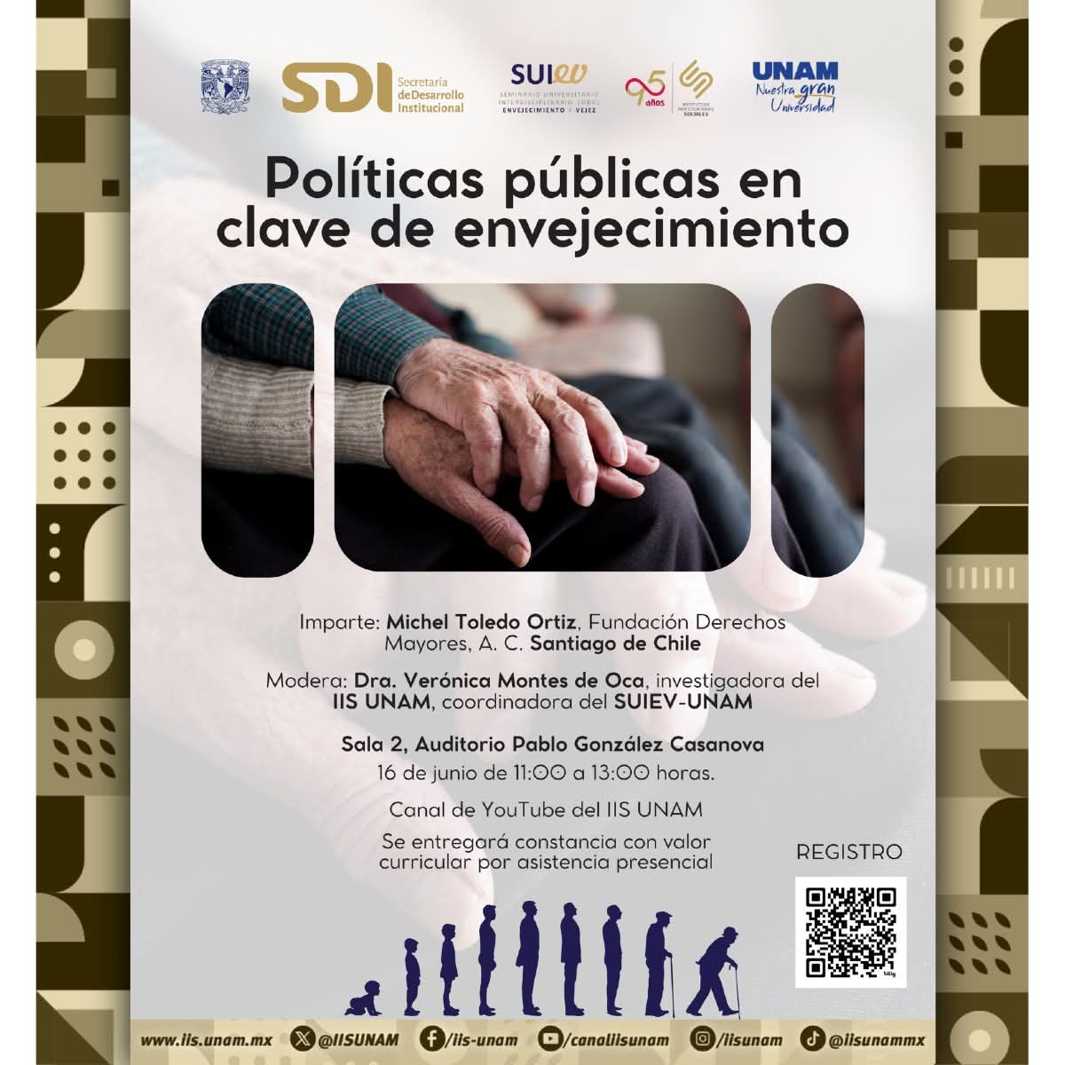16 de junio. Conferencia: Políticas públicas en clave de envejecimiento 